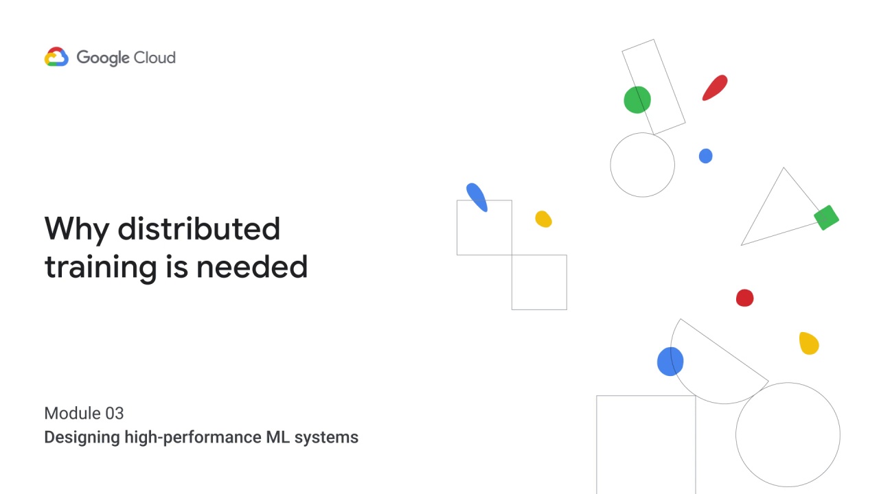 1/25 Why distributed training is needed