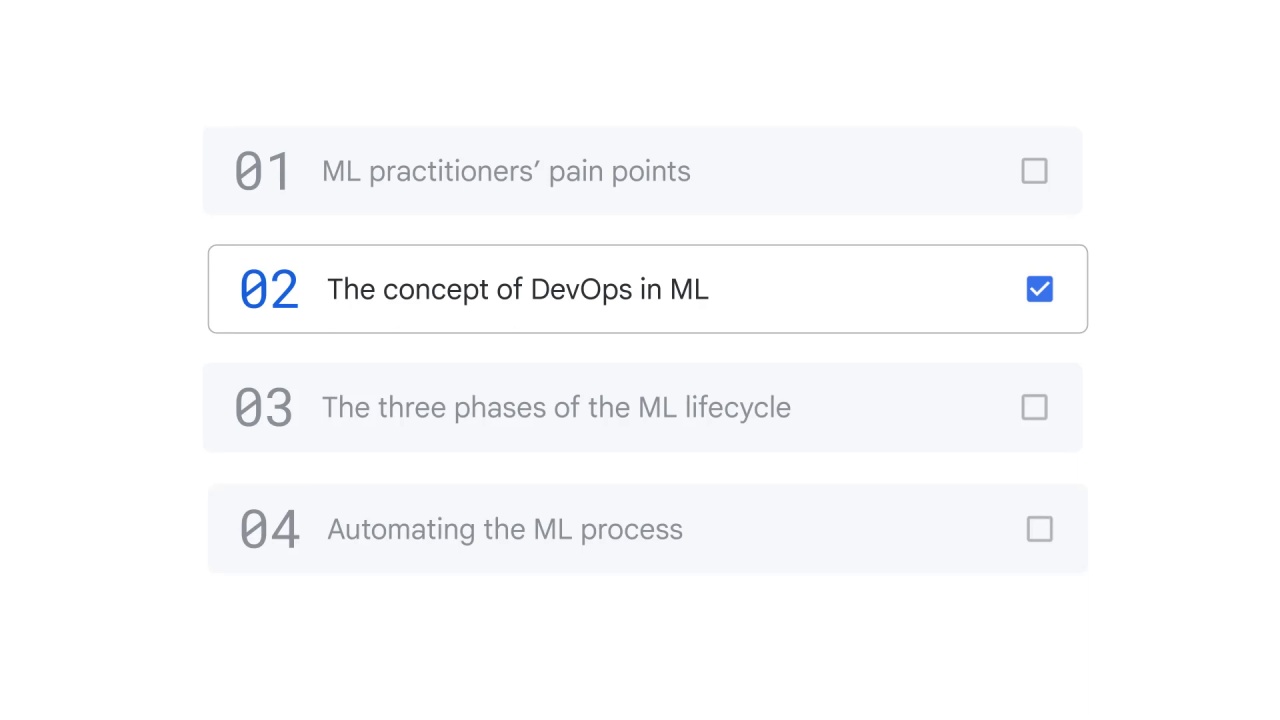 1/16 The concept of devOps in ML