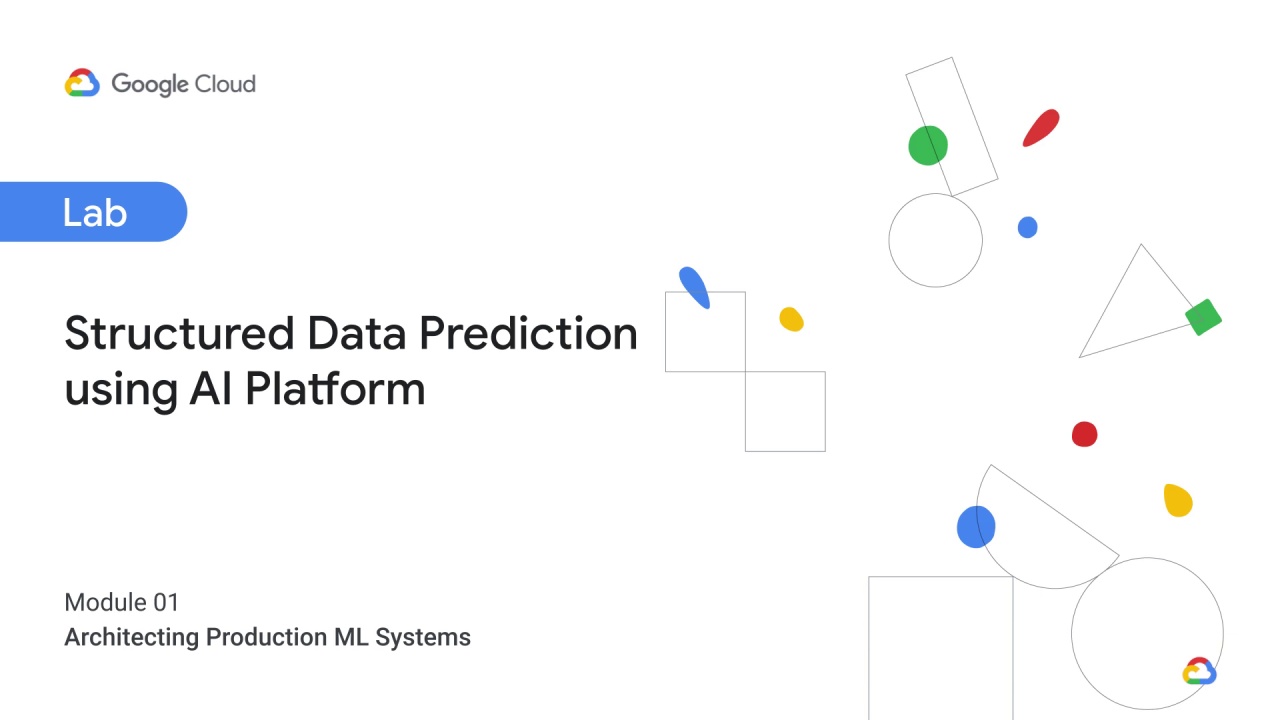 1/4 Lab introduction: Structured data prediction