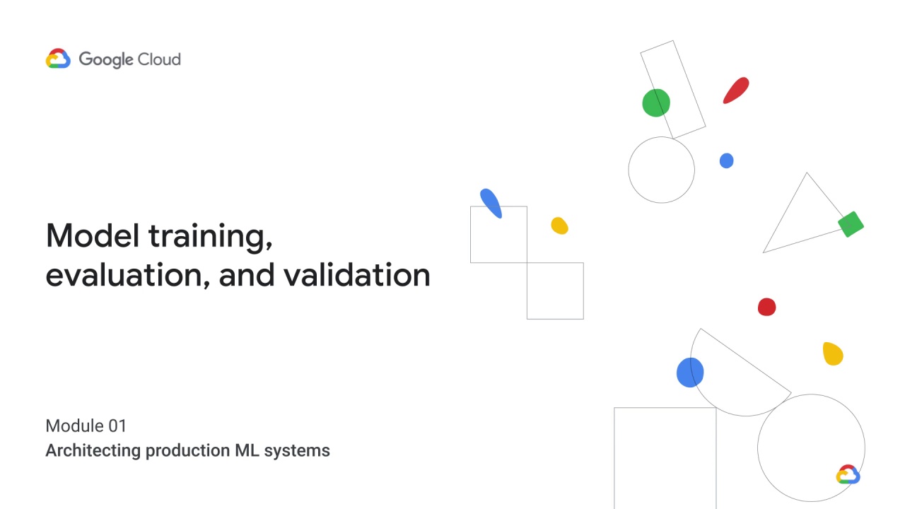 1/17 Model training, evaluation, and validation