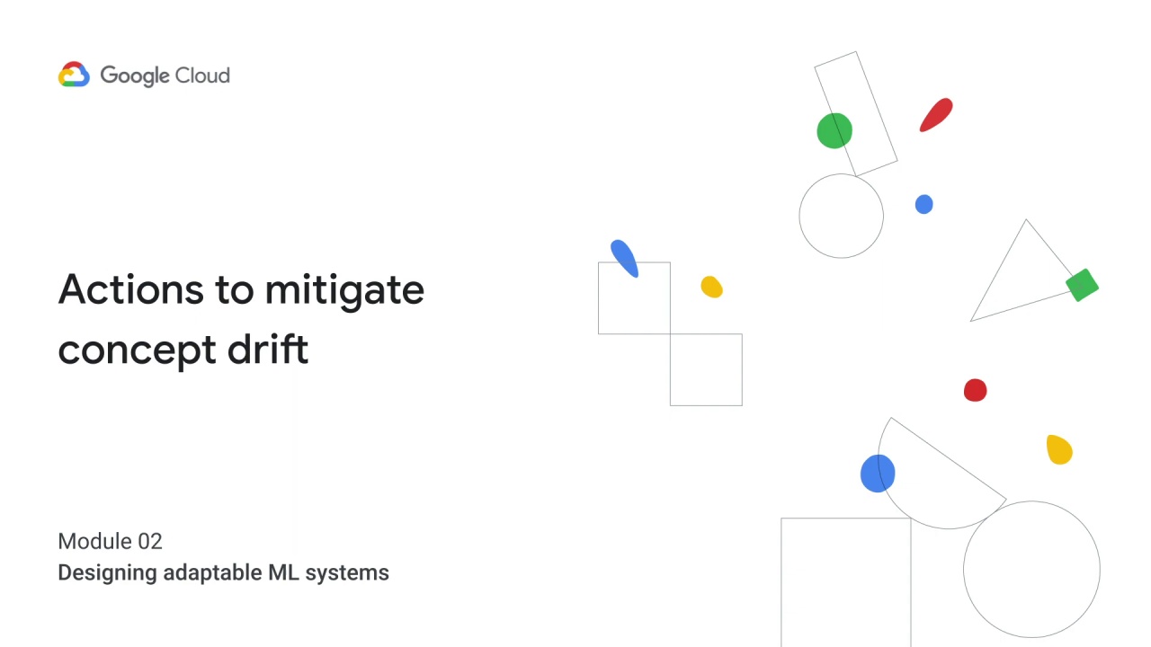 1/18 Actions to mitigate concept drift