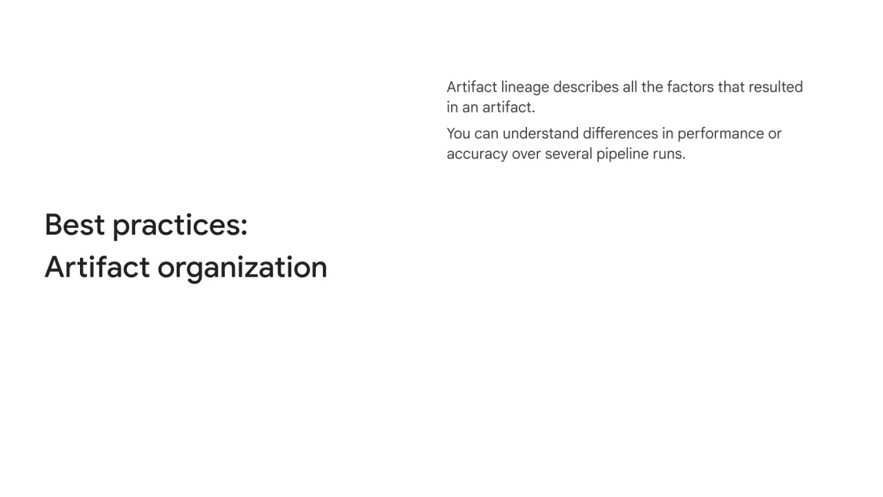 2/14 Best practices for artifact organization