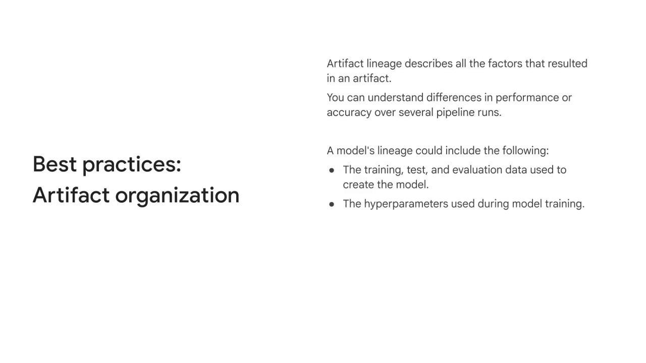 5/14 Best practices for artifact organization