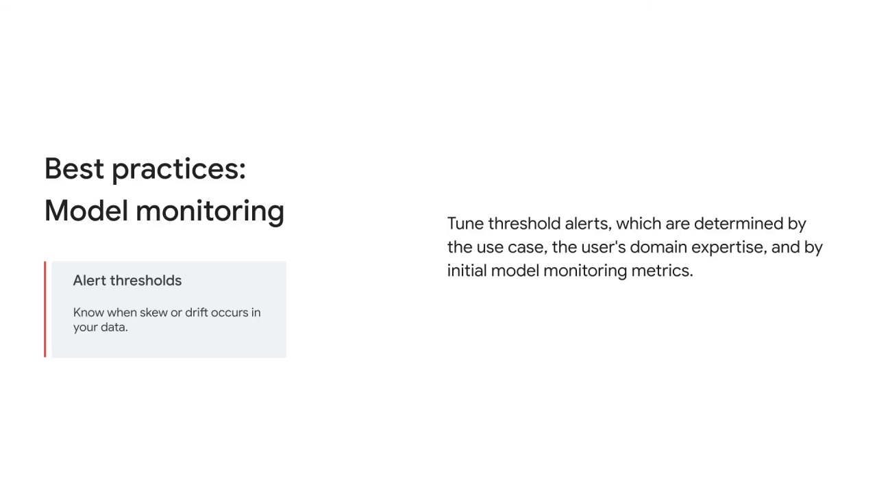 4/5 Best practices for model monitoring