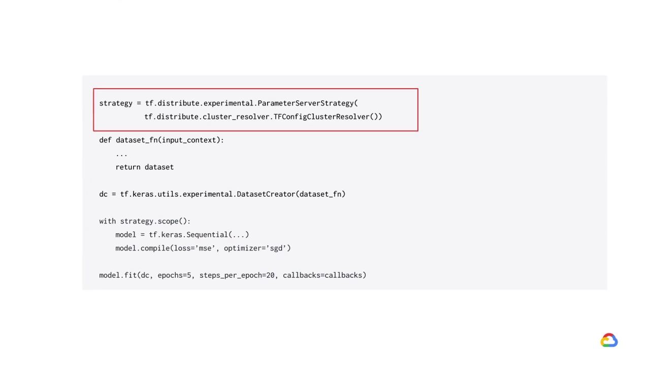 5/7 Parameter server strategy