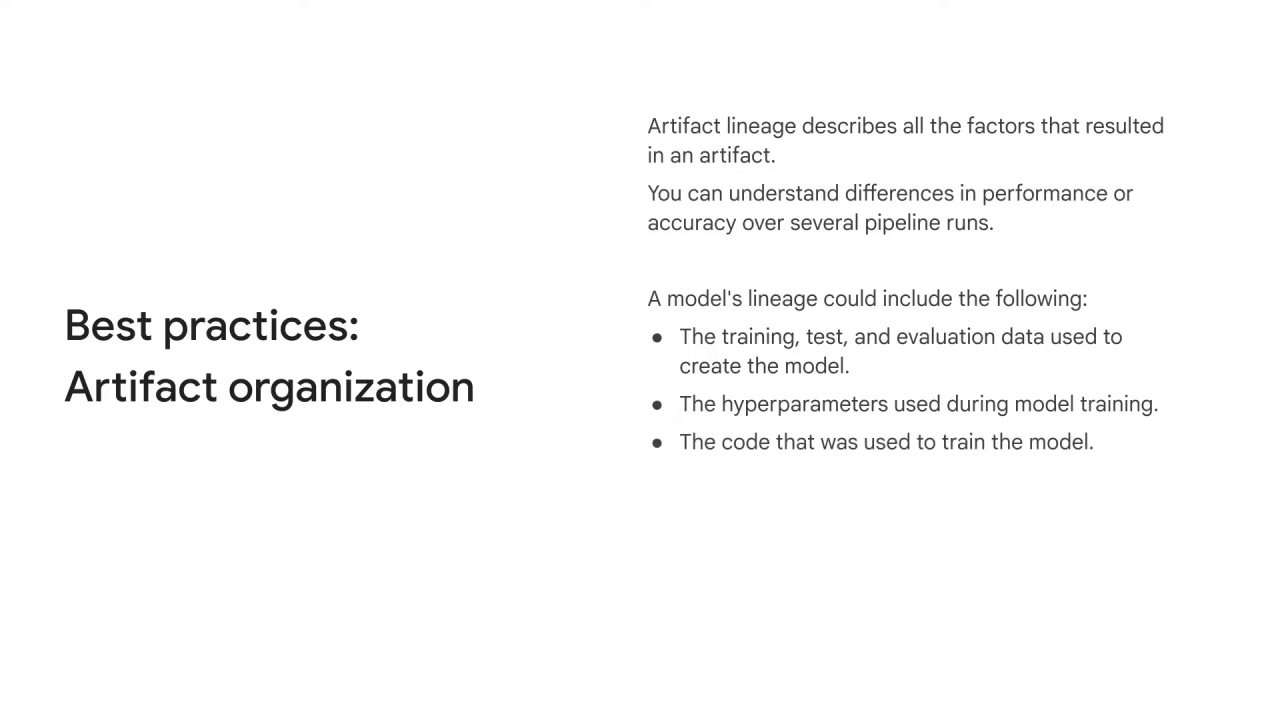 6/14 Best practices for artifact organization