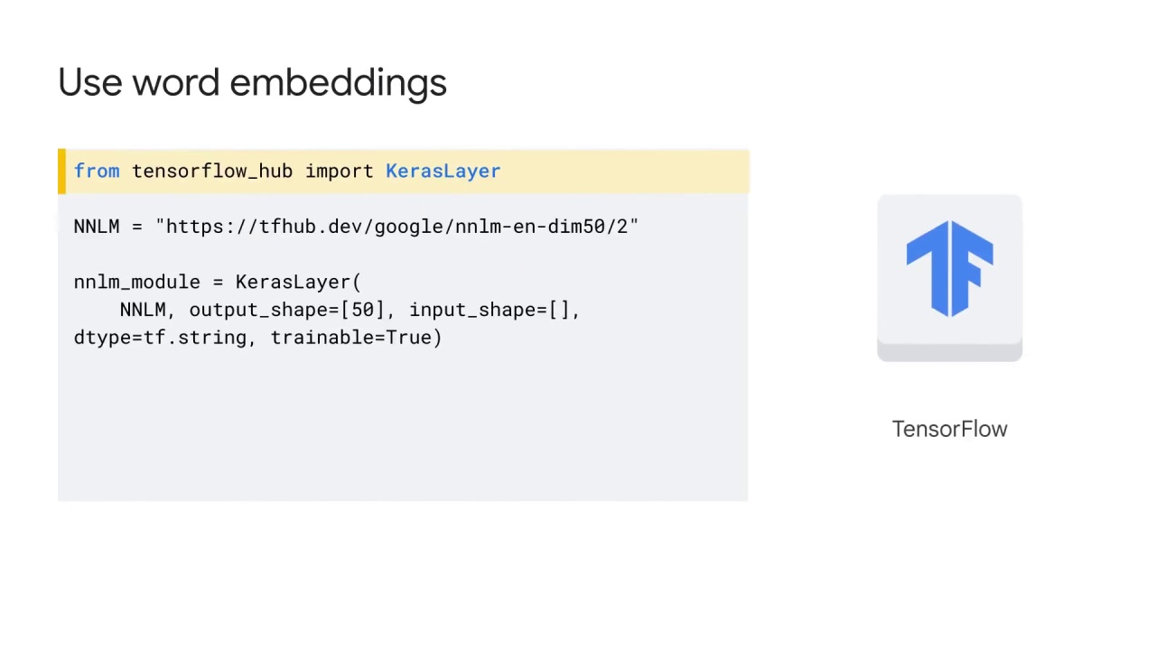 6/12 Transfer learning and reusable embeddings