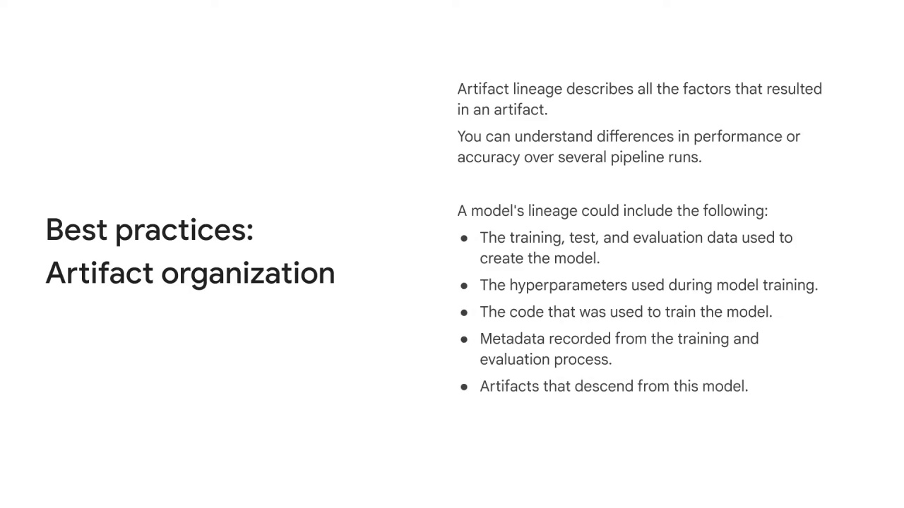 8/14 Best practices for artifact organization