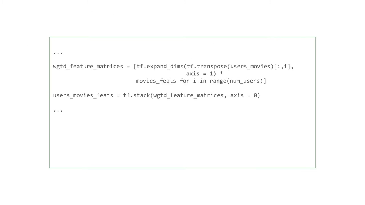 9/33 Making Recommendations for Many Users