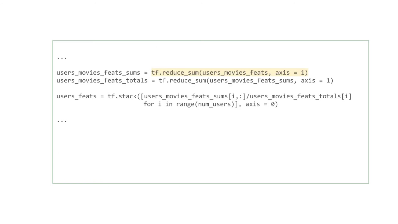 13/33 Making Recommendations for Many Users