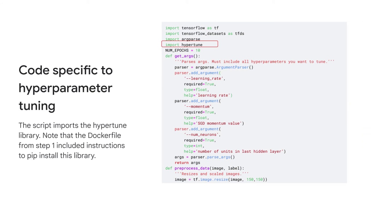 27/89 Vertex AI Vizier hyperparameter tuning