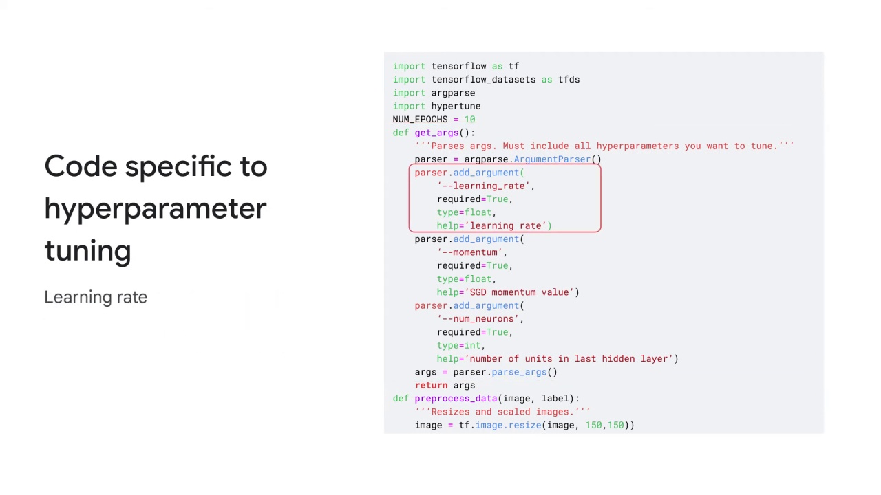 29/89 Vertex AI Vizier hyperparameter tuning