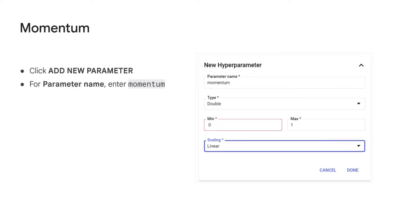 54/89 Vertex AI Vizier hyperparameter tuning