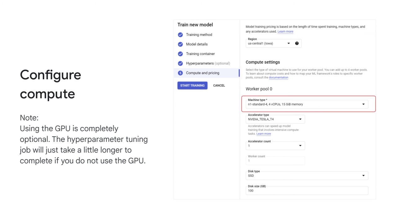 73/89 Vertex AI Vizier hyperparameter tuning