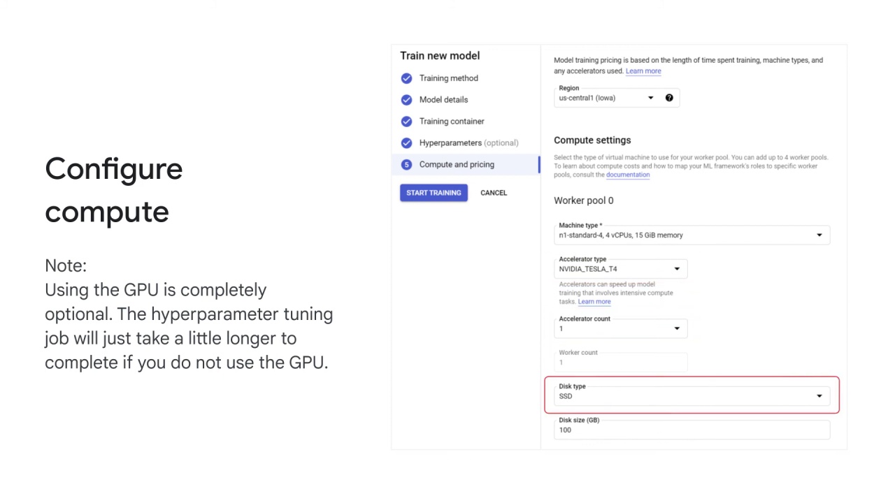 76/89 Vertex AI Vizier hyperparameter tuning