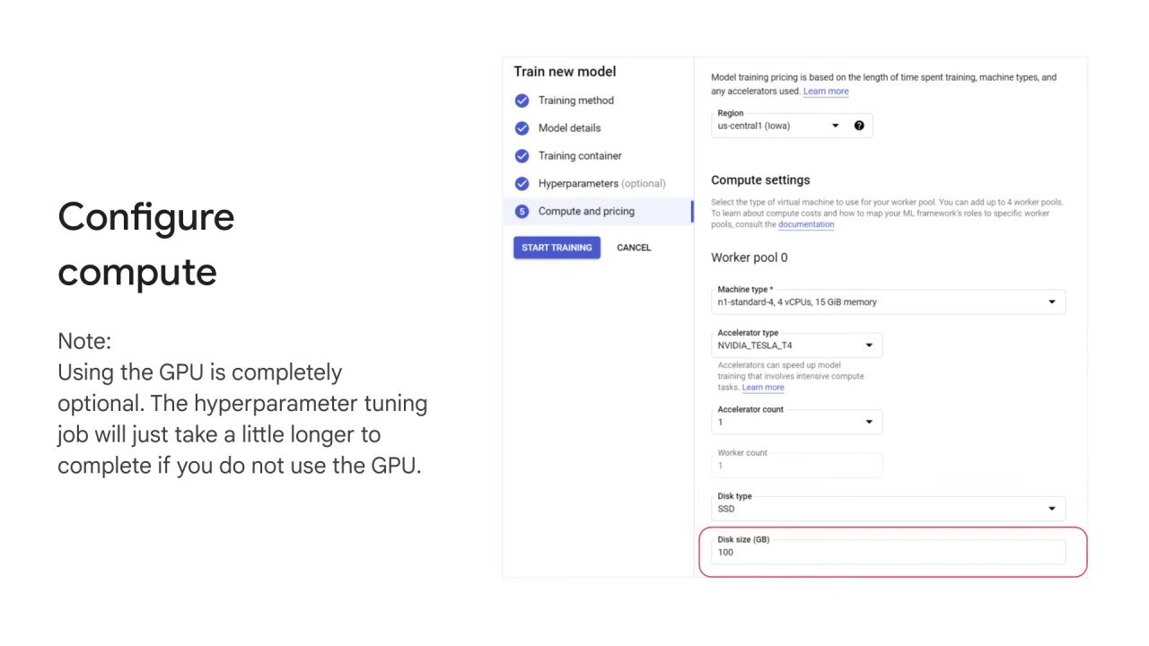 77/89 Vertex AI Vizier hyperparameter tuning