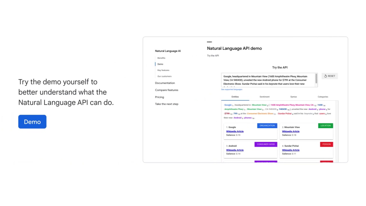 96/98 NLP APIs